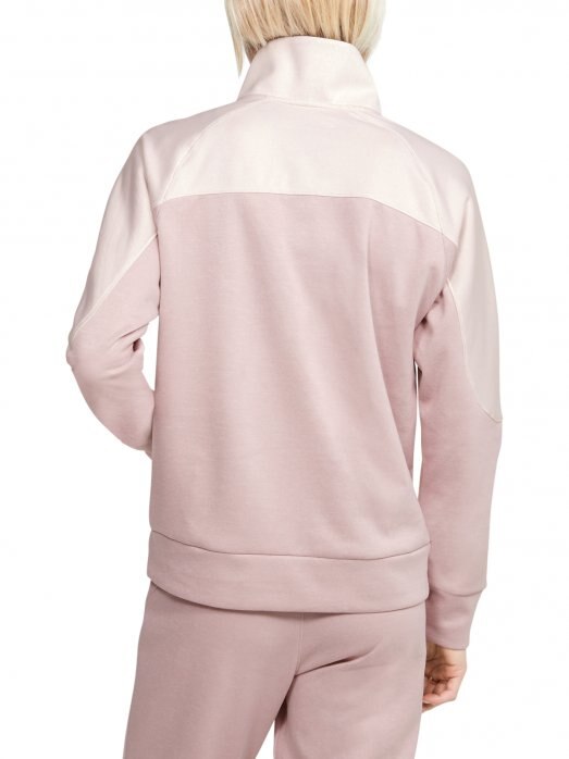 Damska bluza regeneracyjna UNDER ARMOUR Athlete Recovery Knit 1/2 Zip - różowa