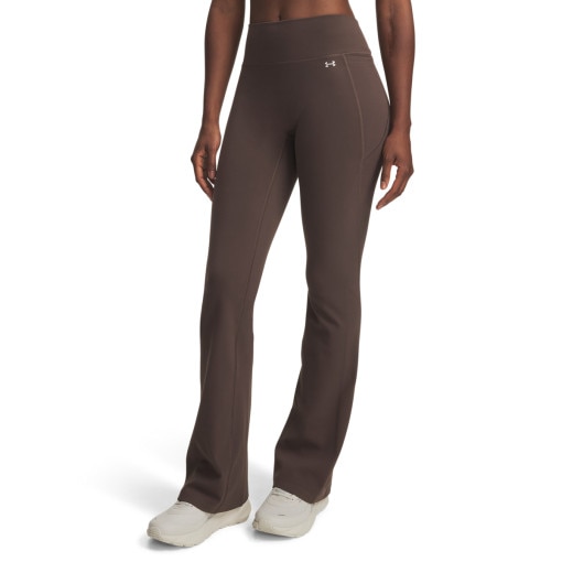 Damska bluza treningowa bez kaptura Under Armour Motion 1/2 Zip - brązowa