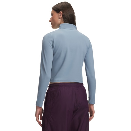 Damska bluza treningowa bez kaptura Under Armour Motion 1/2 Zip - niebieska
