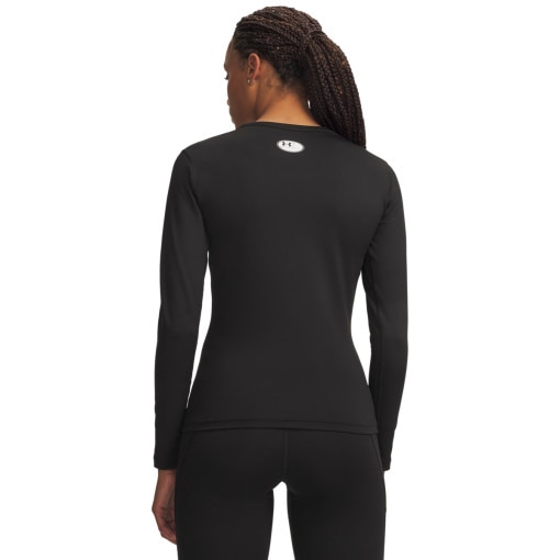 Damska bluza treningowa bez kaptura Under Armour UA ColdGear Crew - czarna
