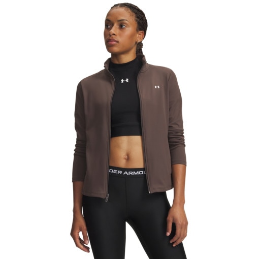 Obrazek dla: UNDER ARMOUR Damska bluza treningowa Under Armour Motion FZ brązowa Brązowy