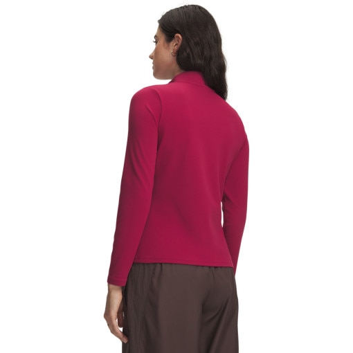 Damska bluza treningowa Under Armour Motion FZ - burgundowa