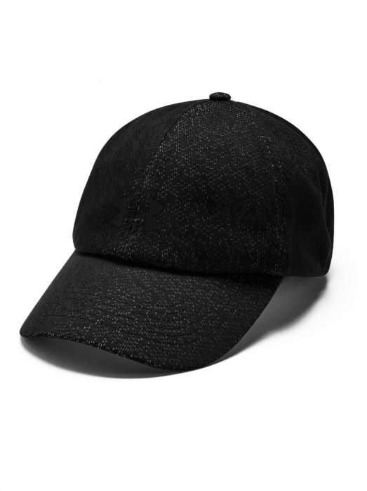 UNDER ARMOUR Damska czapka z daszkiem UNDER ARMOUR Jacquard Play Up Cap  czarna Czarny