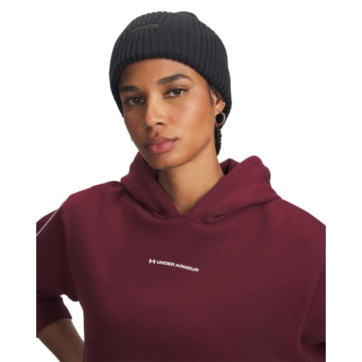 Obrazek dla: UNDER ARMOUR Damska czapka zimowa Under Armour W Halftime Cuff  czarna Czarny