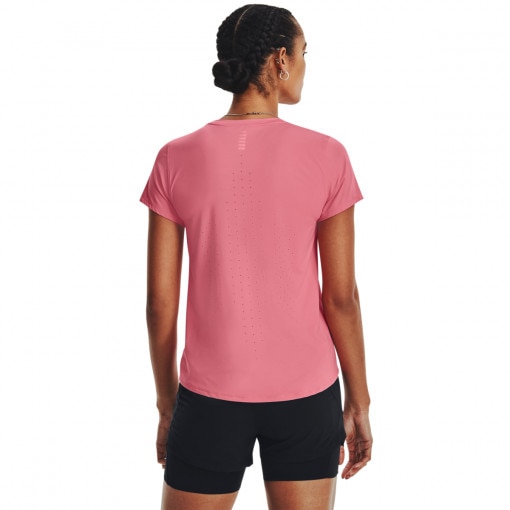 Damska koszulka do biegania Under Armour UA Iso-Chill Laser Tee - różowa