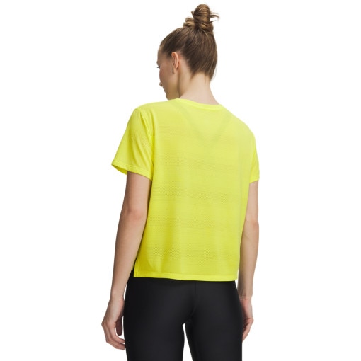 Damska koszulka do biegania Under Armour UA Velociti Shortsleeve - żółta