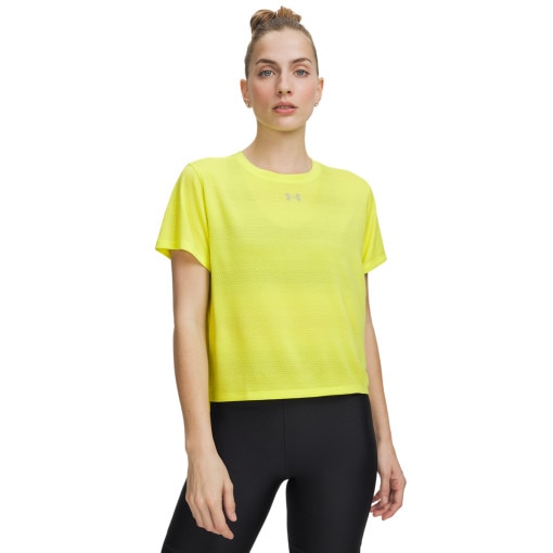 Obrazek dla: UNDER ARMOUR Damska koszulka do biegania Under Armour UA Velociti Shortsleeve  żółta
