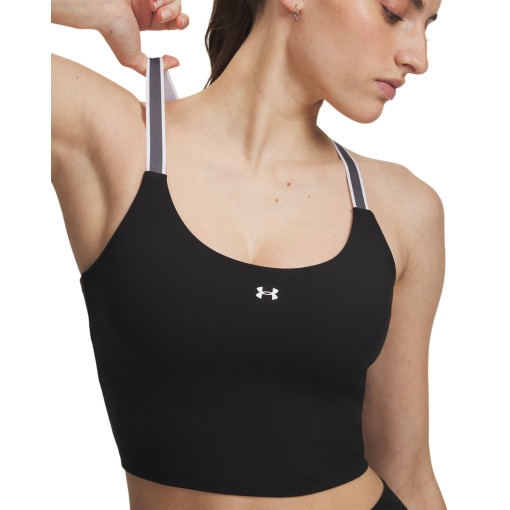 Obrazek dla: UNDER ARMOUR Damska koszulka treningowa bez rękawów Under Armour Motion Sport Tape Tank  czarna Czarny