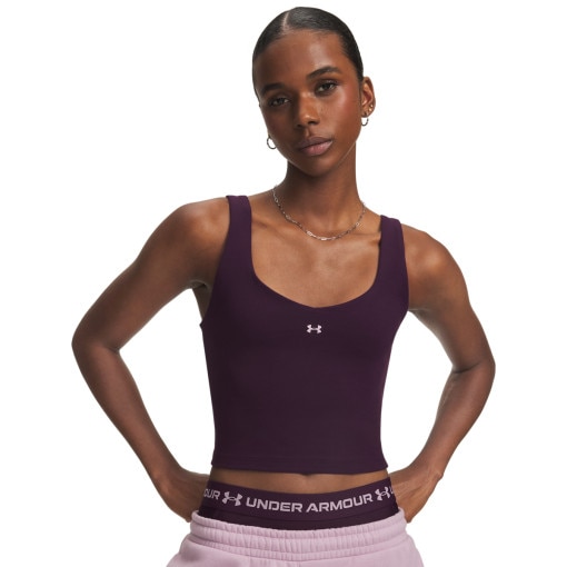 Obrazek dla: UNDER ARMOUR Damska koszulka treningowa bez rękawów Under Armour Motion Tank  fioletowa Fioletowy