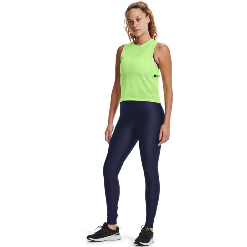 Damski top treningowy UNDER ARMOUR HG Armour Muscle Msh Tank - limonkowy
