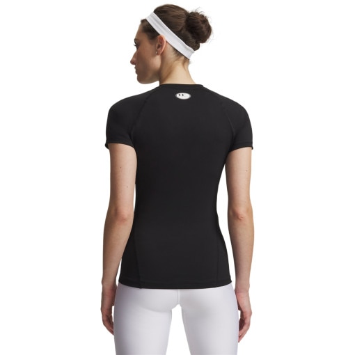 Damska koszulka treningowa Under Armour UA HG Authentics Comp SS - czarna