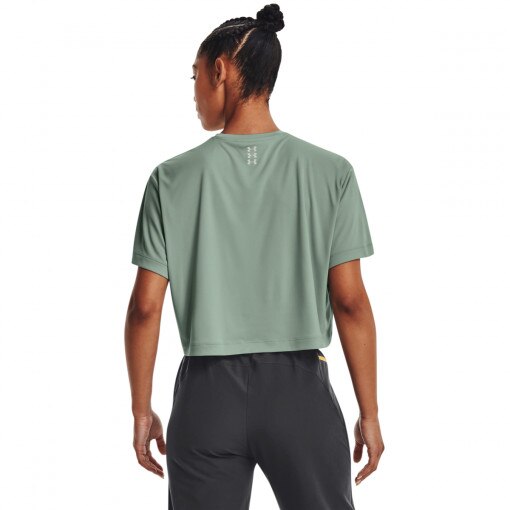 Damska koszulka treningowa Under Armour UA Terrain Short Sleeve - zielona