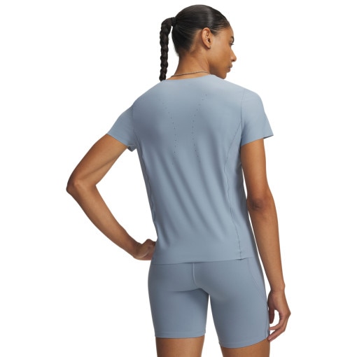 Damska koszulka treningowa Under Armour Vanish Elite Short Sleeve - niebieska