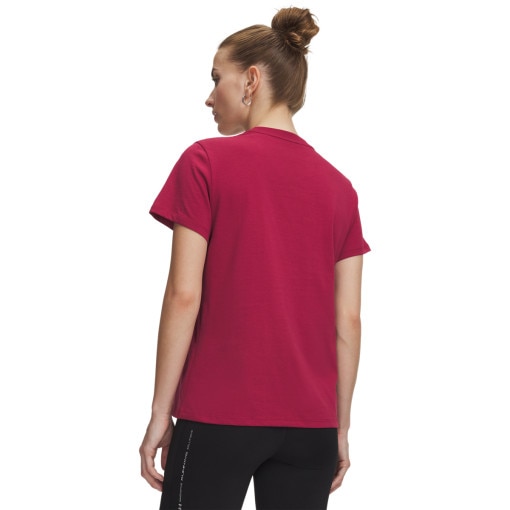 Damska koszulka z krótkim rękawem Under Armour UA W ICON FLCE GRAPHC SS - czerwona