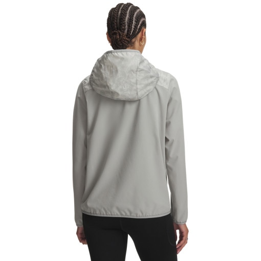 Damska kurtka do biegania Under Armour UA Velociti Cold Weather Storm - szara