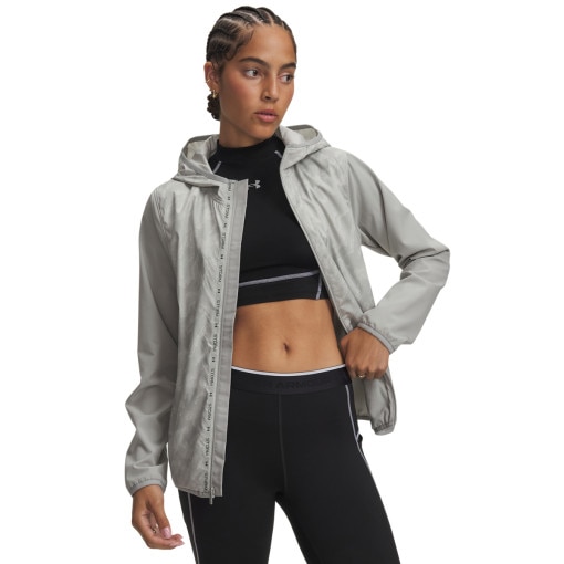 Obrazek dla: UNDER ARMOUR Damska kurtka do biegania Under Armour UA Velociti Cold Weather Storm szara Szary