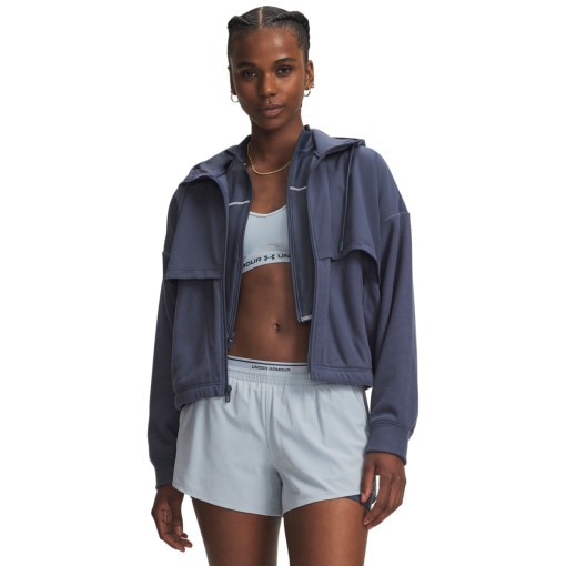 Obrazek dla: UNDER ARMOUR Damska kurtka polarowa Under Armour UA Performance Fleece  denim Denim