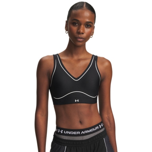 Obrazek dla: UNDER ARMOUR Damski biustonosz treningowy Under Armour UA Infinity Mid Novelty  czarny Czarny