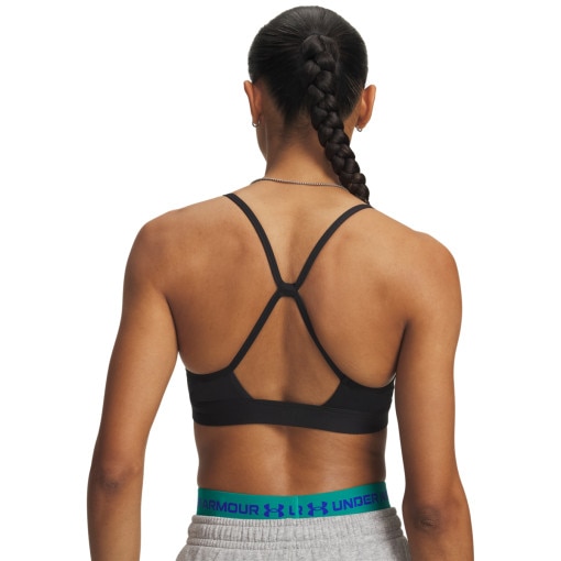 Damski biustonosz treningowy Under Armour UA Strappy Bralette - czarny