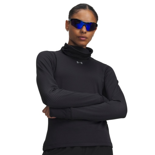 Obrazek dla: UNDER ARMOUR Damski longsleeve do biegania Under Armour UA Velociti Cold Weather Layer  czarny Czarny