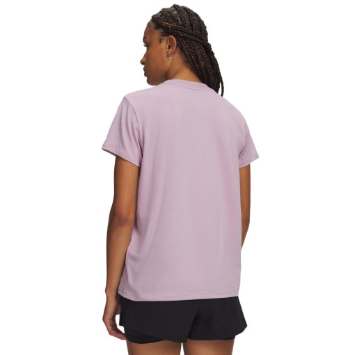 Damski t-shirt basic Under Armour Campus Core SS - różowy