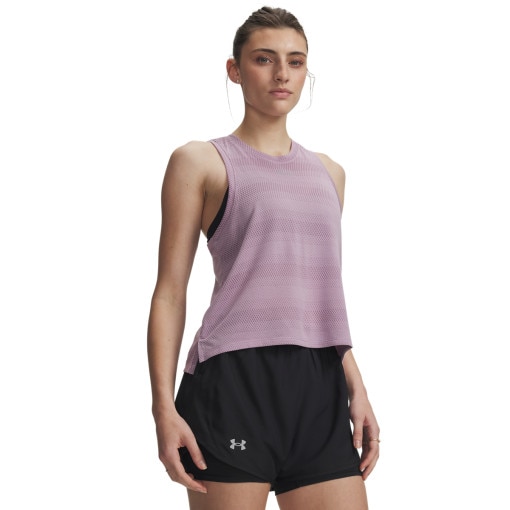 Obrazek dla: UNDER ARMOUR Damski top do biegania Under Armour UA Velociti Singlet  różowy Rożowy