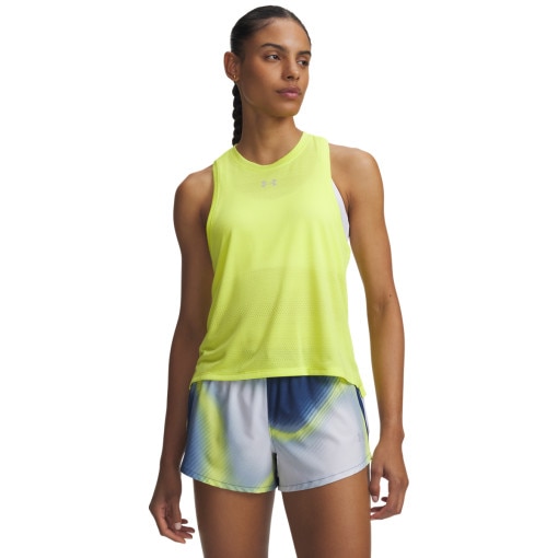 Obrazek dla: UNDER ARMOUR Damski top do biegania Under Armour UA Velociti Singlet  żółty Żółty
