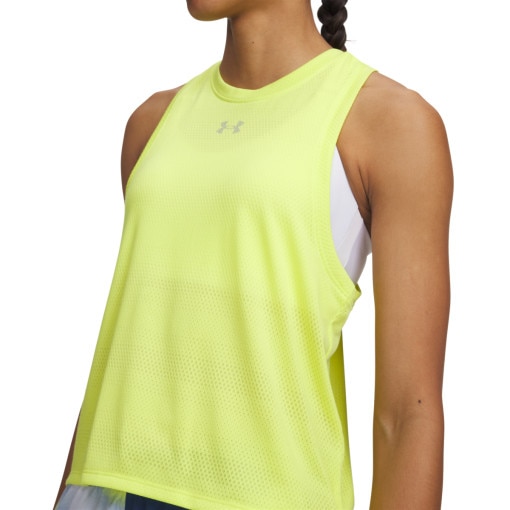 Damski top do biegania Under Armour UA Velociti Singlet - żółty
