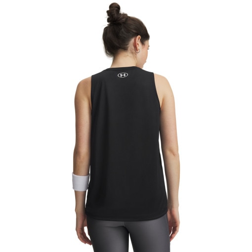Damski top treningowy Under Armour Tech Tank Solid - czarny