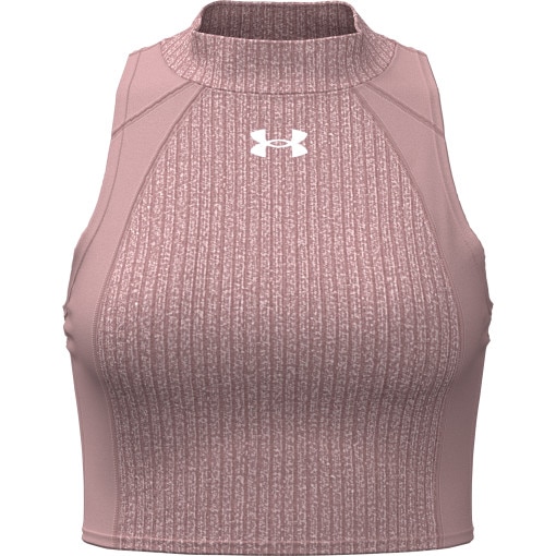  UNDER ARMOUR Damski top treningowy Under Armour UA HeatGear Rib Tank  beżowy Beżowy