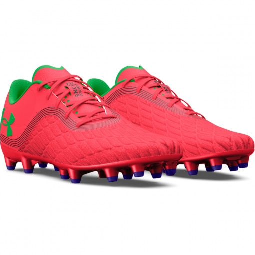Damskie buty do piłki nożnej Under Armour UA W Clone Mag Pro 3.0 FG - łososiowe 