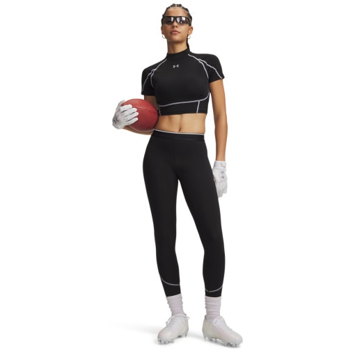 Obrazek dla: UNDER ARMOUR Damskie legginsy treningowe Under Armour HeatGear Elite Legging czarne Czarny