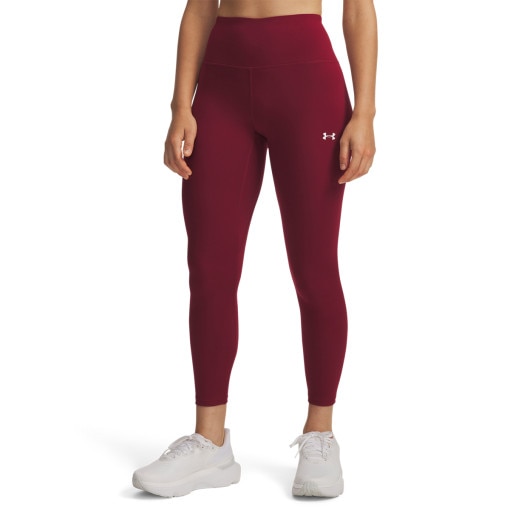 Damskie legginsy treningowe Under Armour Motion Ankle Leg Emea - bordowe