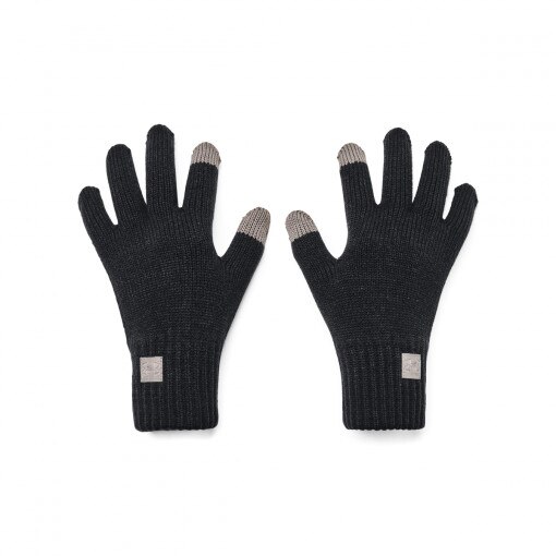 UNDER ARMOUR Damskie rękawiczki zimowe UNDER ARMOUR UA Halftime Gloves  czarne Czarny