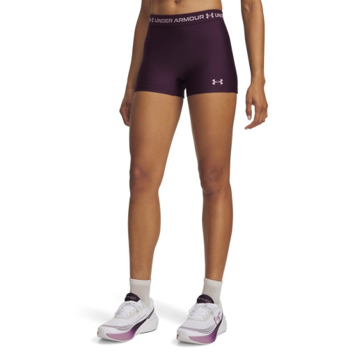 Damskie spodenki treningowe Under Armour HeatGear Shorty - fioletowe