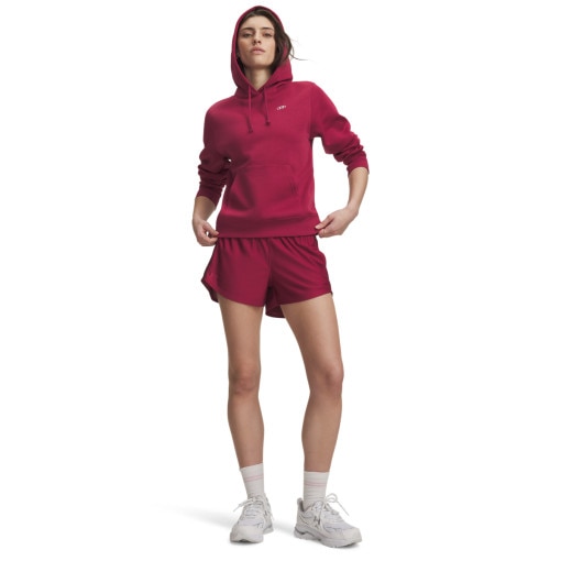 Obrazek dla: UNDER ARMOUR Damskie spodenki treningowe Under Armour Tech Play Up Shorts  czerwone Czerwony