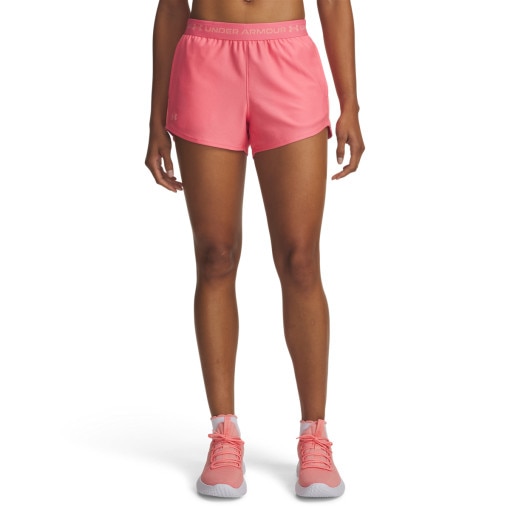 Damskie spodenki treningowe Under Armour Tech Play Up Shorts - różowe