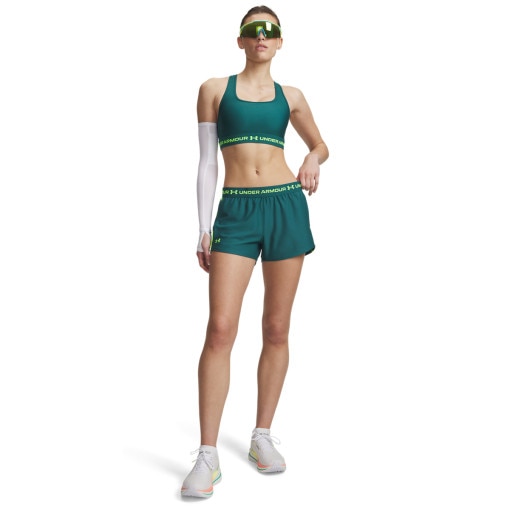  UNDER ARMOUR Damskie spodenki treningowe Under Armour Tech Play Up Shorts  zielone Zielony