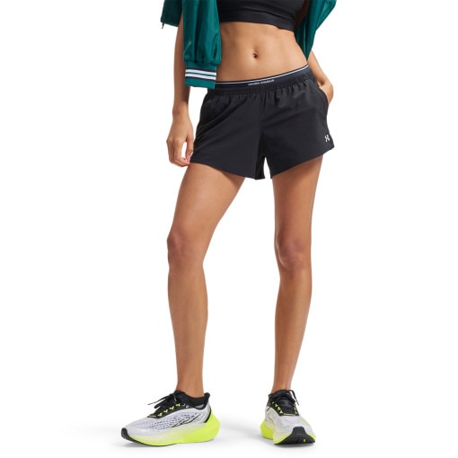 Damskie spodenki treningowe Under Armour UA Vanish Woven 3in Shorts - czarne