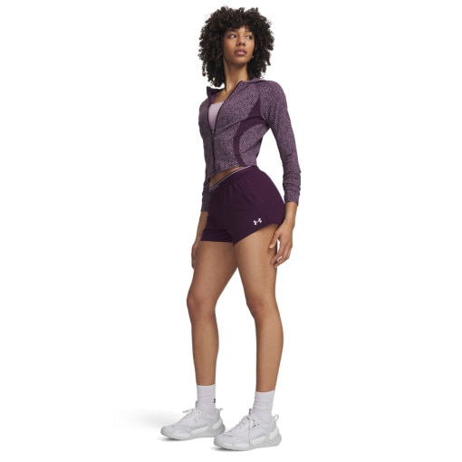 Obrazek dla: UNDER ARMOUR Damskie spodenki treningowe Under Armour UA Vanish Woven 3in Shorts  fioletowe Fioletowy