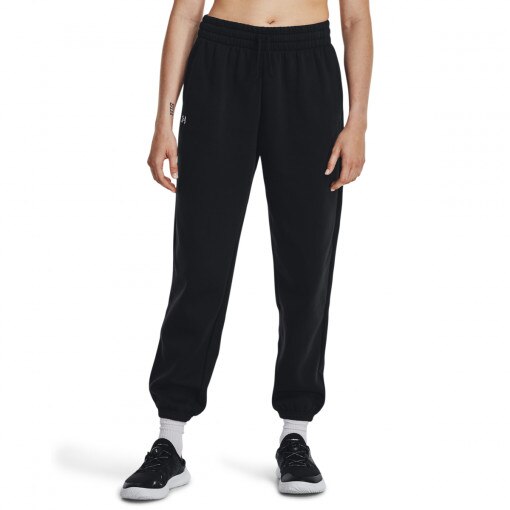 Damskie spodnie dresowe Under Armour UA Rival Fleece OS Jogger - czarne