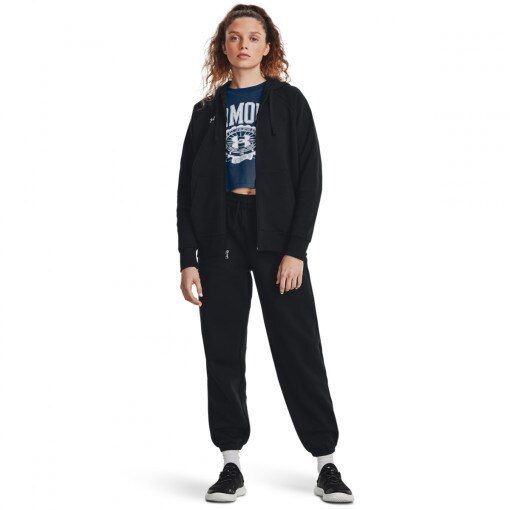  UNDER ARMOUR Damskie spodnie dresowe Under Armour UA Rival Fleece OS Jogger  czarne Czarny