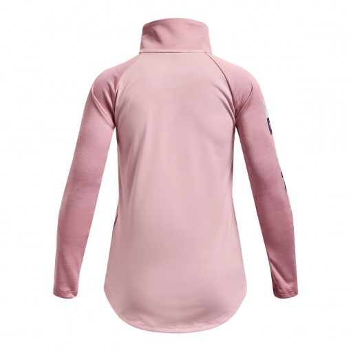 Dziewczęca bluza treningowa UNDER ARMOUR Tech Graphic Half Zip - różowa