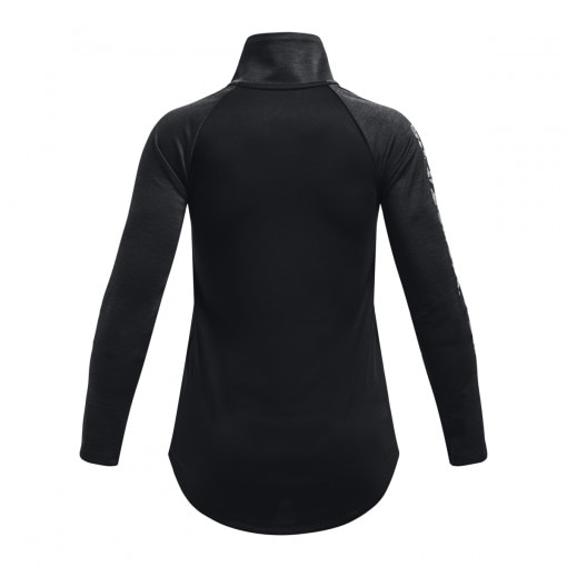 Dziewczęca bluza treningowa UNDER ARMOUR Tech Graphic Half Zip - czarna