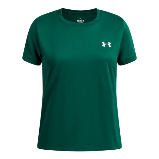 Obrazek dla: UNDER ARMOUR Dziewczęca koszulka treningowa Under Armour UA Tech SSC  zielona Zielony