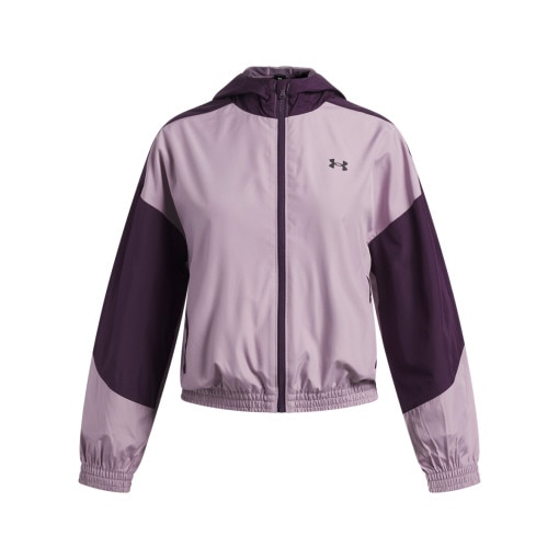 Dziewczęca kurtka przejściowa Under Armour UA Icon Woven - fioletowa