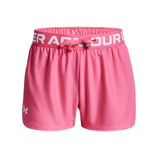 UNDER ARMOUR Dziewczęce spodenki treningowe UNDER ARMOUR Play Up Solid Shorts  różowe Różowy