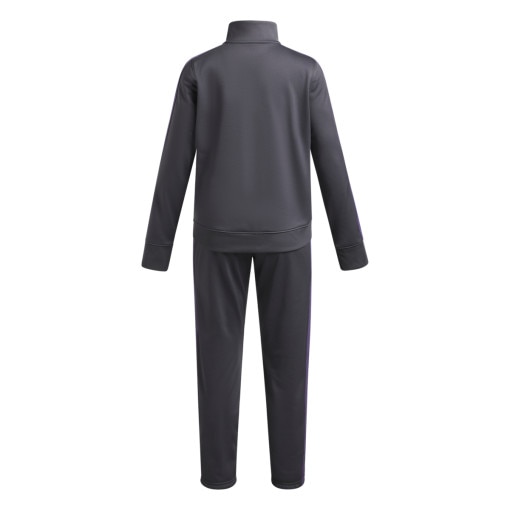 Dziewczęcy dres treningowy Under Armour EM Knit Track Suit - szary