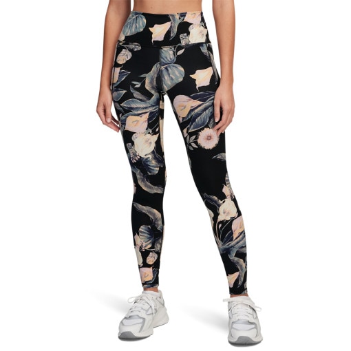 Damskie legginsy treningowe Under Armour Meridian Print Legging - czarne