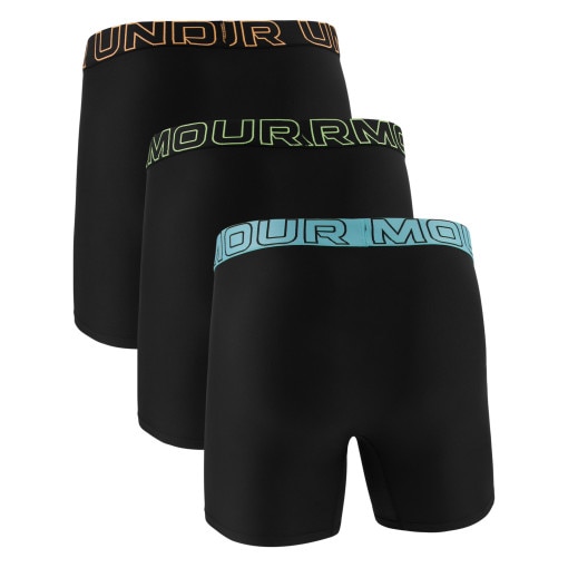 Męska bielizna treningowa (3-pack) Under Armour M UA Perf Tech 6in - czarna